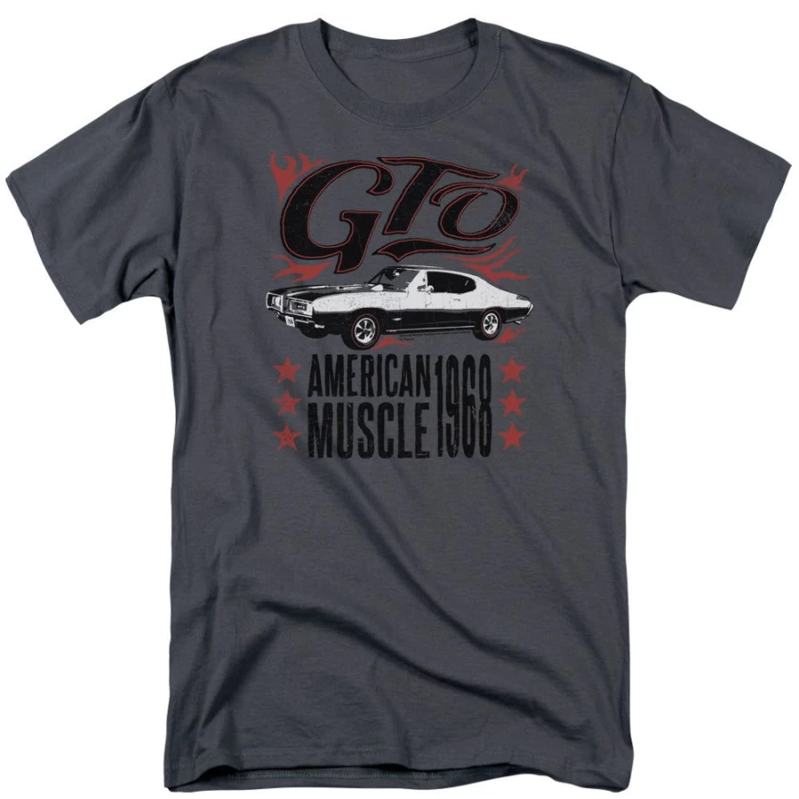 MeTV Custom Classics Pontiac GTO Flames Design Unisex Apparel