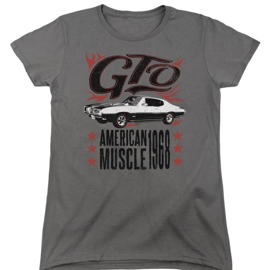 MeTV Custom Classics Pontiac GTO Flames Design Unisex Apparel