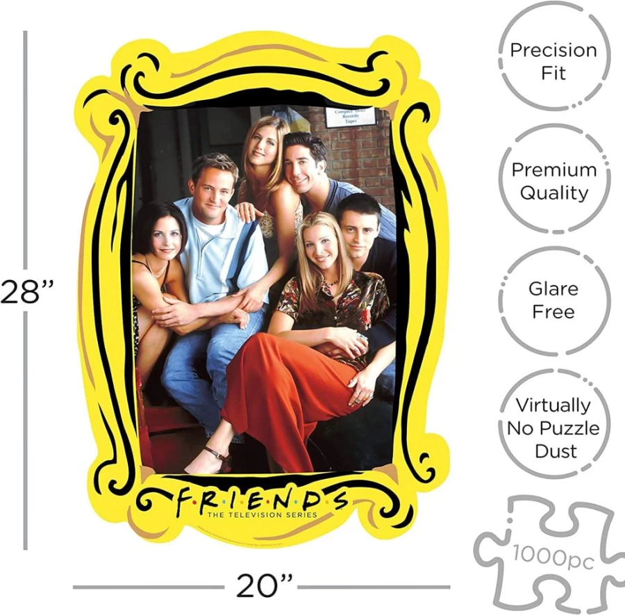 "Toynk Friends TV Show 1000-Piece Jigsaw Puzzle for Adults – Group Collectible Challenge"