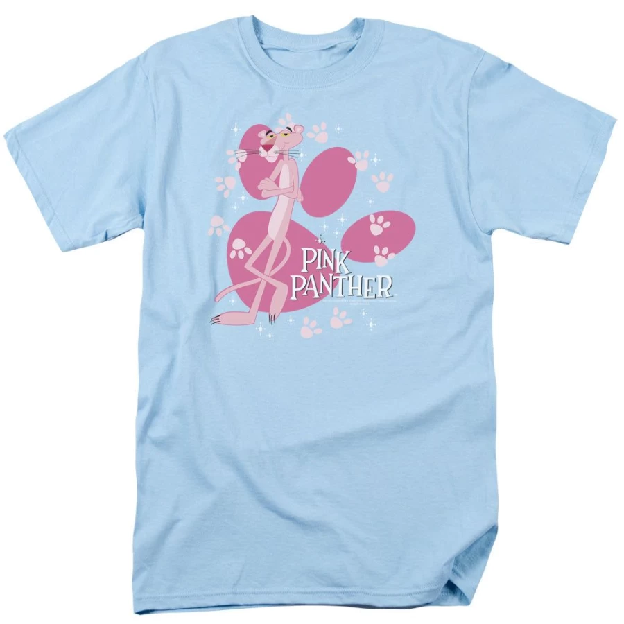 MeTV Custom Classics Pink Panther Walk All Over Classic Cartoon T-Shirt