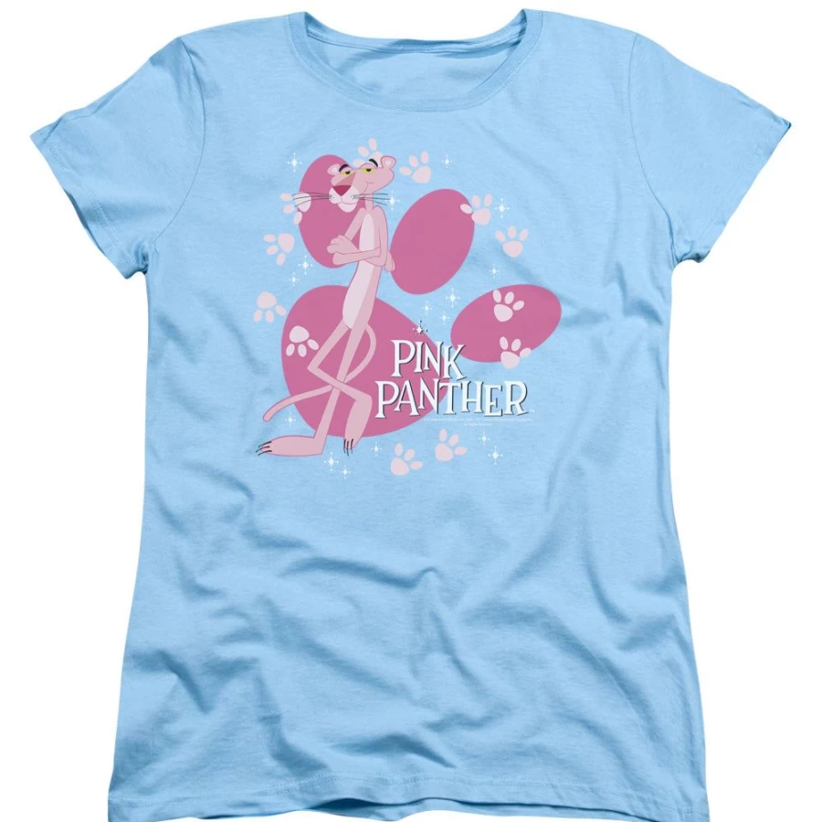 MeTV Custom Classics Pink Panther Walk All Over Classic Cartoon T-Shirt