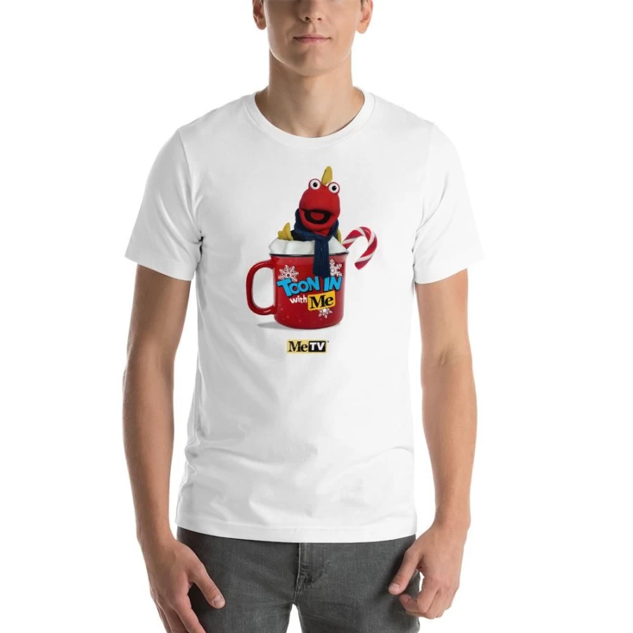 MeTV Custom Products Toony The Tuna Holiday T-Shirt - Fun Christmas Cartoon Tee