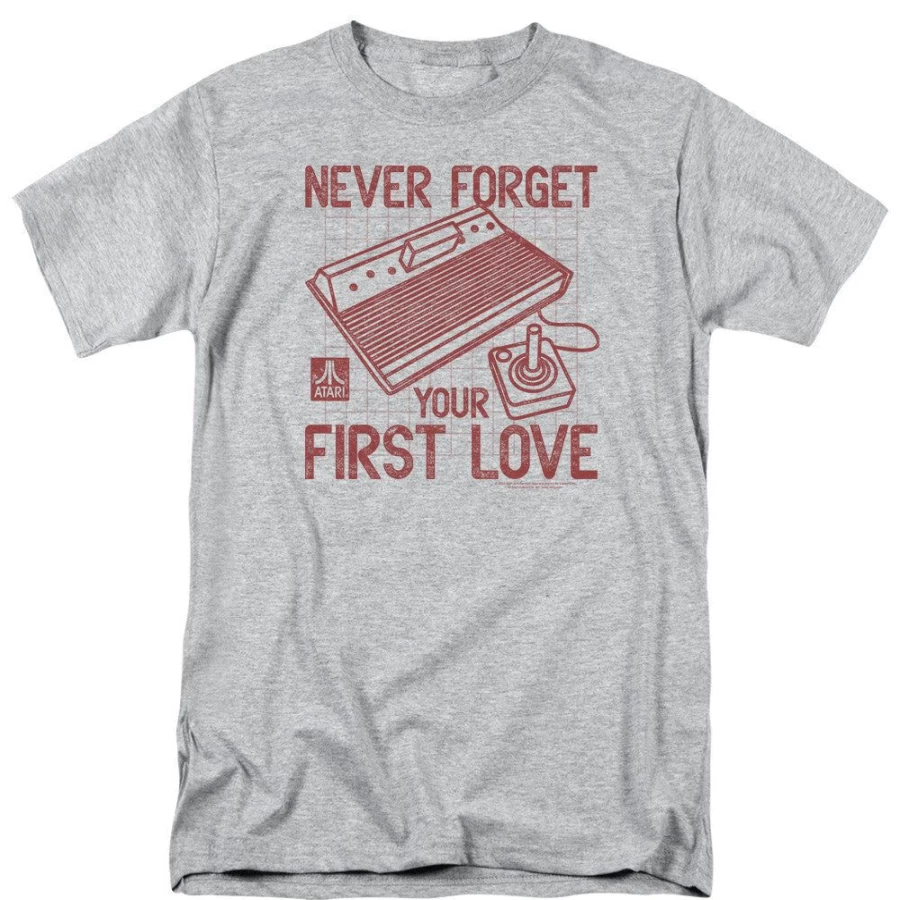 MeTV Custom Classics Unisex Atari-Inspired First Love Retro Gaming T-Shirt