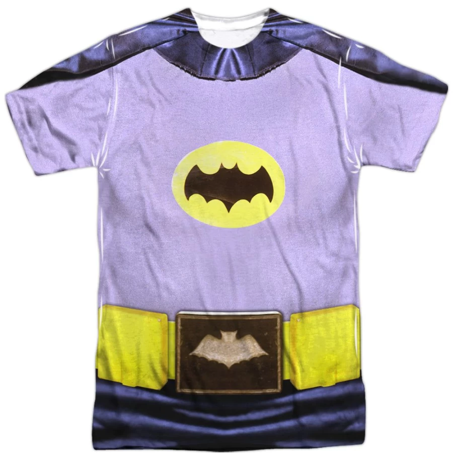 MeTV Custom Classics Unisex Batman Costume - Classic Front & Back Design for Adults & Kids