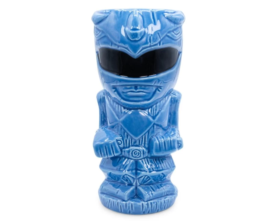 Toynk Geeki Tikis Power Rangers Blue Ranger 16oz Ceramic Coffee Mug - Collectible Gift for Fans
