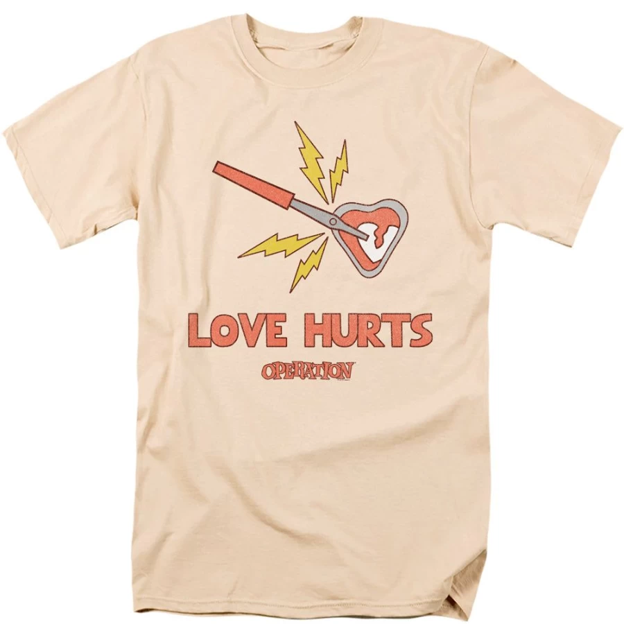 "MeTV Custom Classics Unisex Operation - Love Hurts Retro T-Shirt"