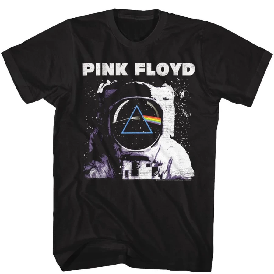 MeTV Custom Brands Pink Floyd - Astronaut Vintage Graphic T-Shirt Classic Rock Band Merchandise
