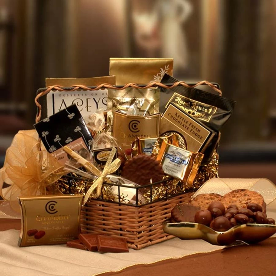 GBDS Gourmet Chocolate Gift Basket - Premium Chocolate Treasures Collection
