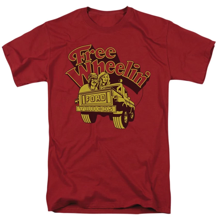 MeTV Custom Classics Ford Free Wheeling Unisex Vintage-Inspired T-Shirt