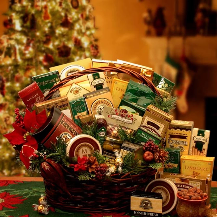 GBDS Premium Holiday Gourmet Gift Basket for Grand Gatherings & Celebrations