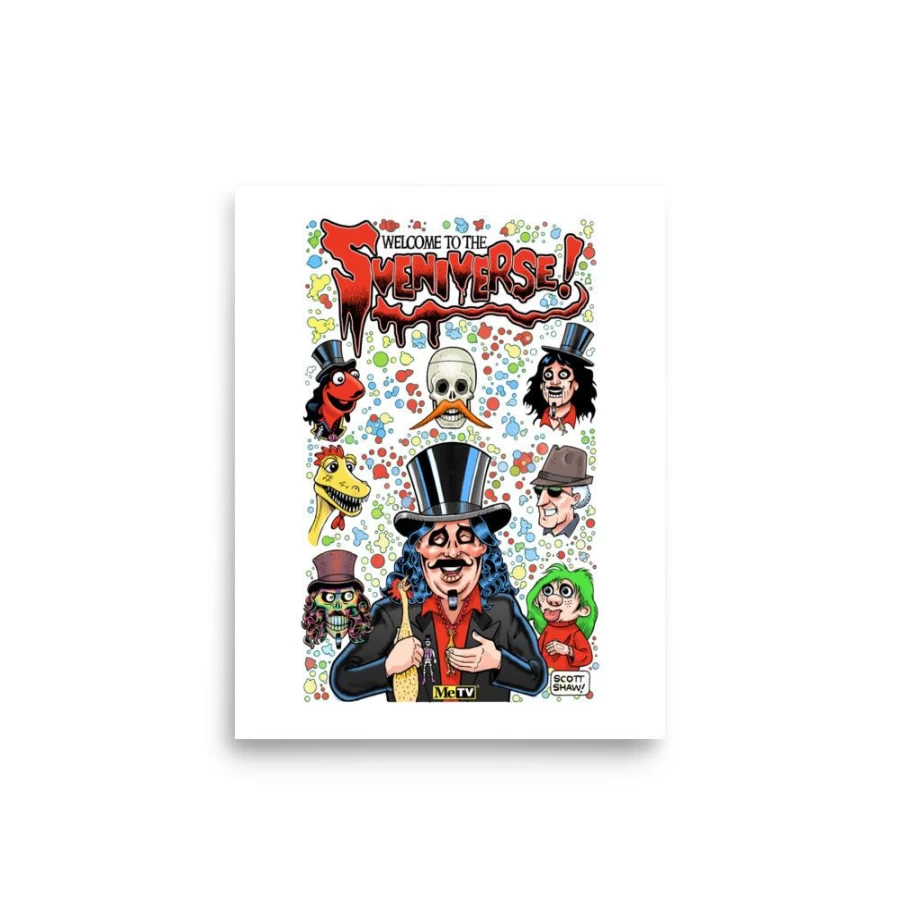 "Svengoolie® Art Print by Scott Shaw - 2022 Series | MeTV Official Collectible Poster"