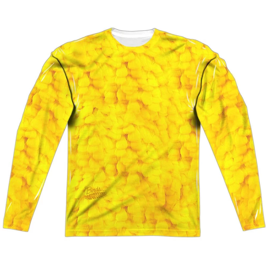 MeTV Custom Classics Big Bird Costume for Adults & Kids - Unisex Sesame Street Outfit (Front & Back)