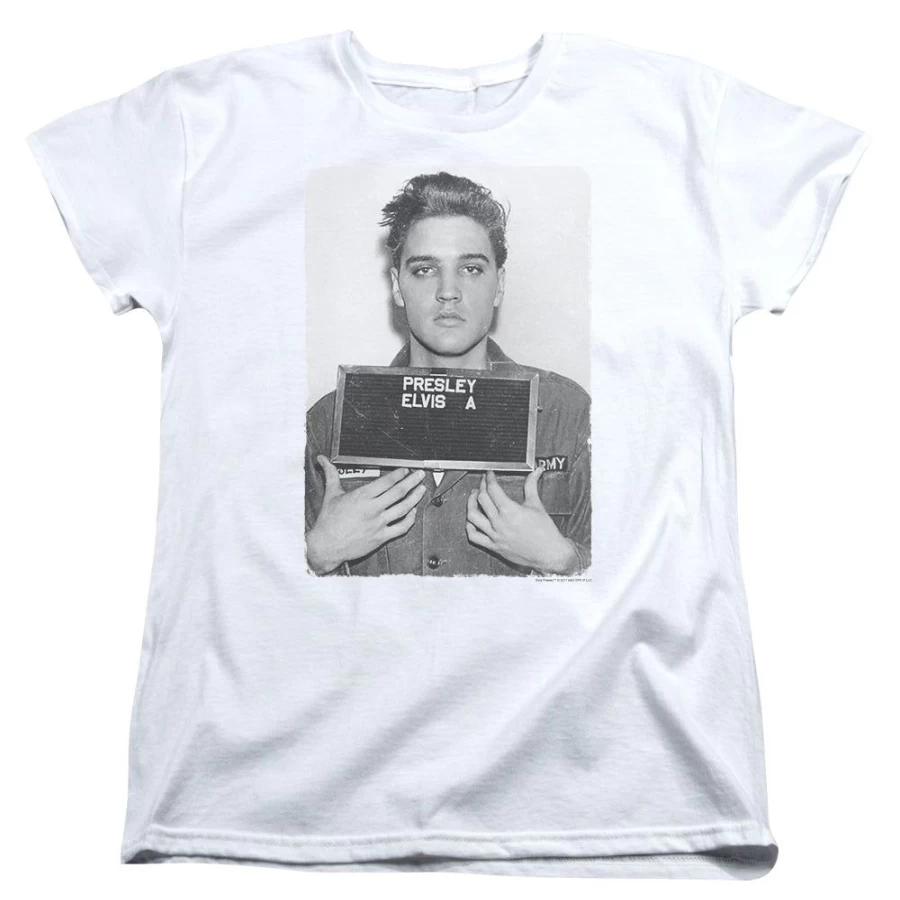 MeTV Custom Classics Elvis Presley Army Mug Shot Collectible Coffee Mug
