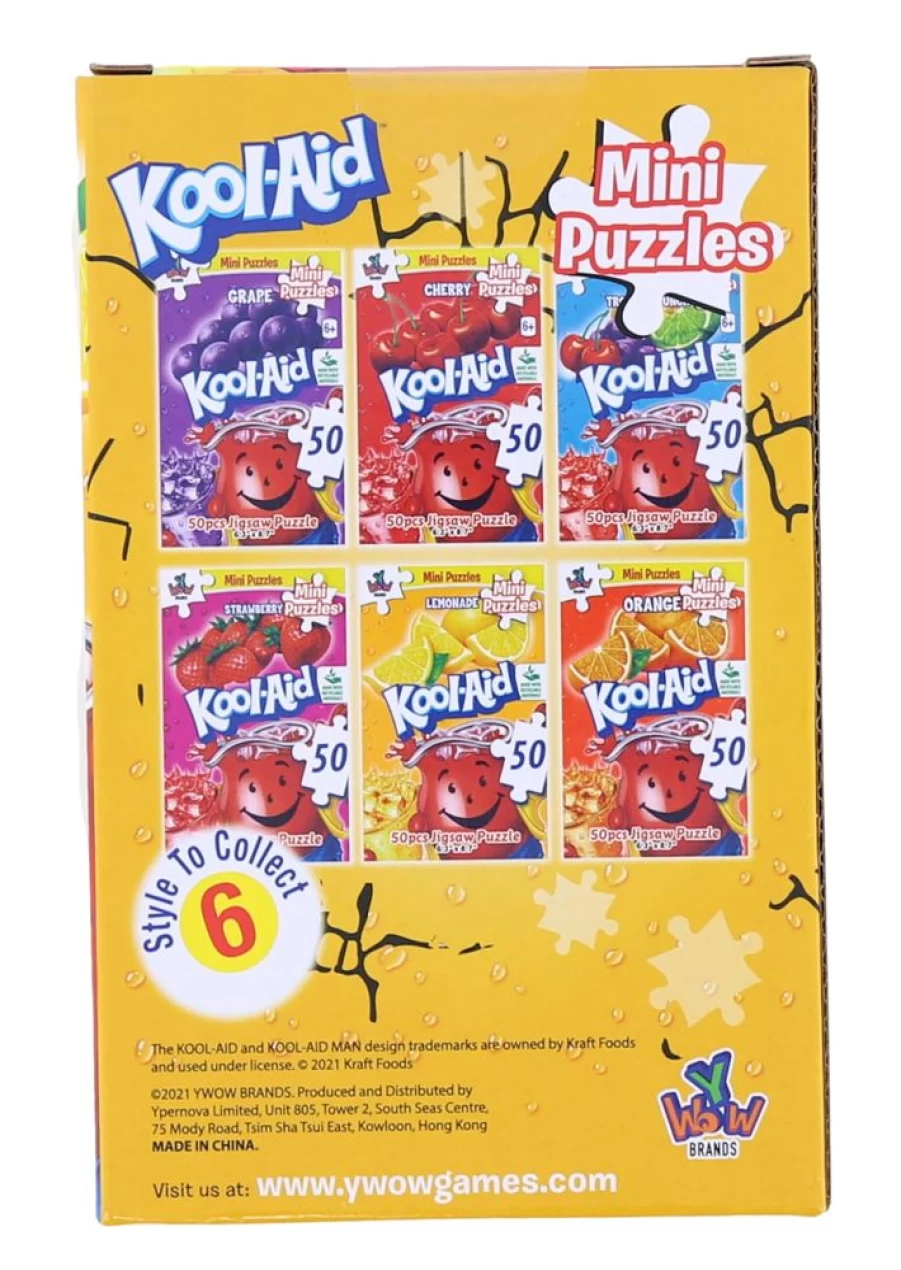 Toynk Kool-Aid Lemonade 50-Piece Mini Jigsaw Puzzle for Kids | Fun Educational Toy