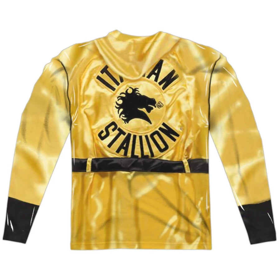 MeTV Custom Classics Unisex Rocky Yellow Robe Costume - Front & Back Design