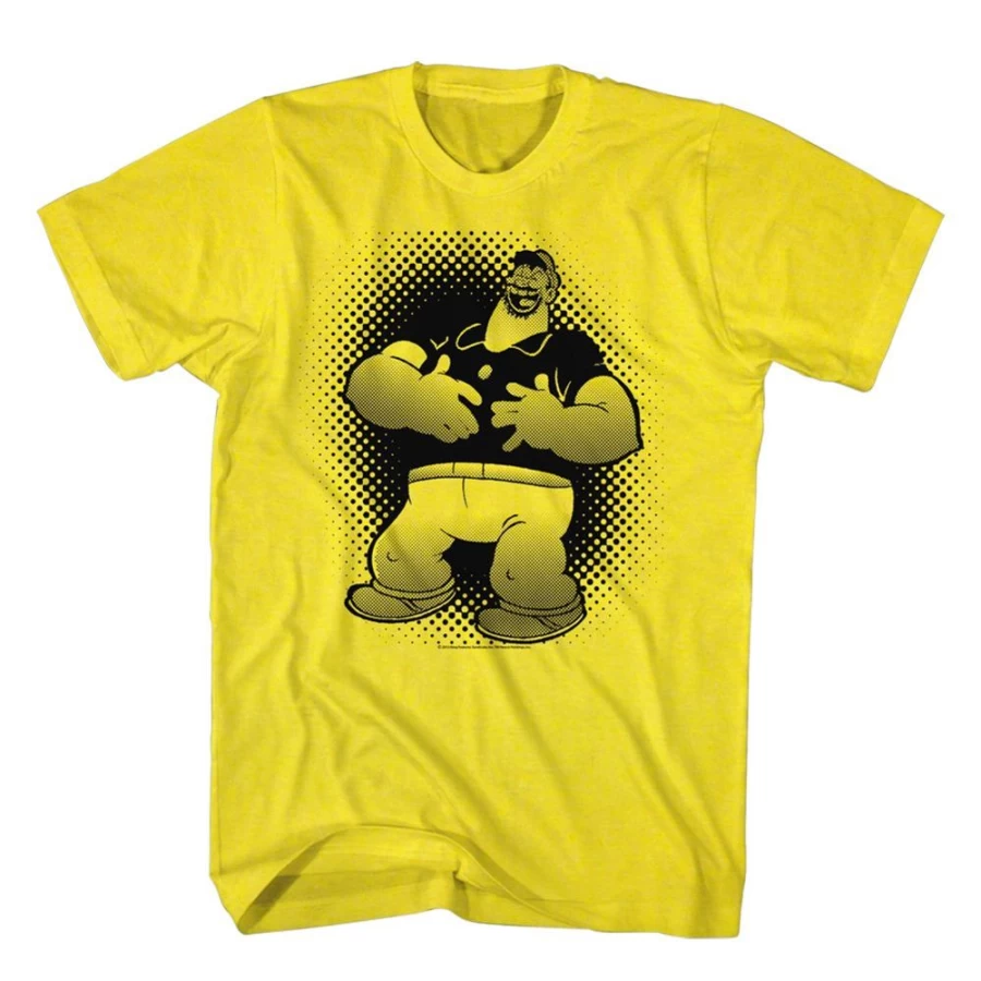 MeTV Custom Brands Popeye Funny T-Shirt - Vintage Cartoon Graphic Tee