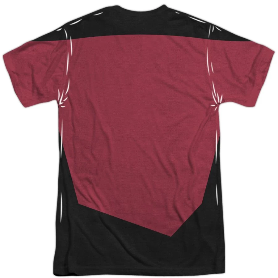 MeTV Custom Classics Unisex Tng Command Uniform Set (Front & Back) - Star Trek Inspired Costume