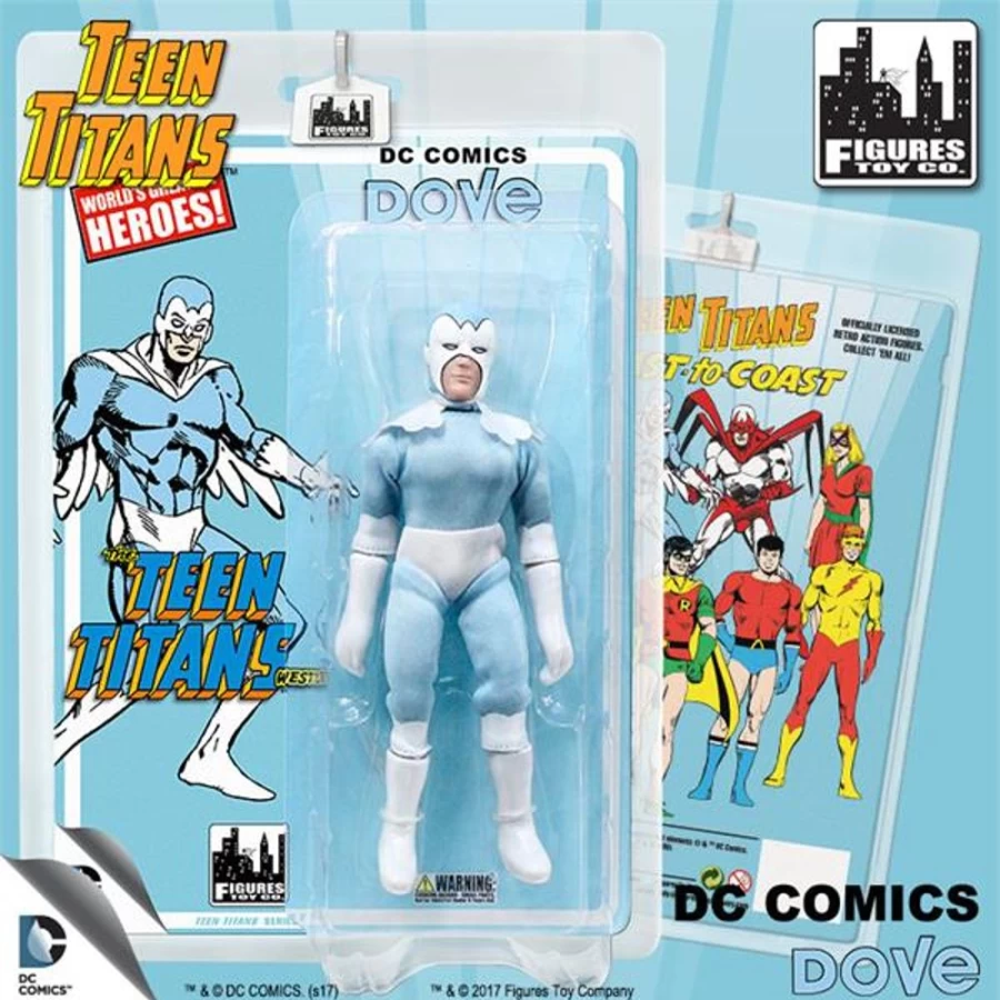 MeTV Figures Teen Titans Dove 7-Inch Collectible Action Figure Series 2