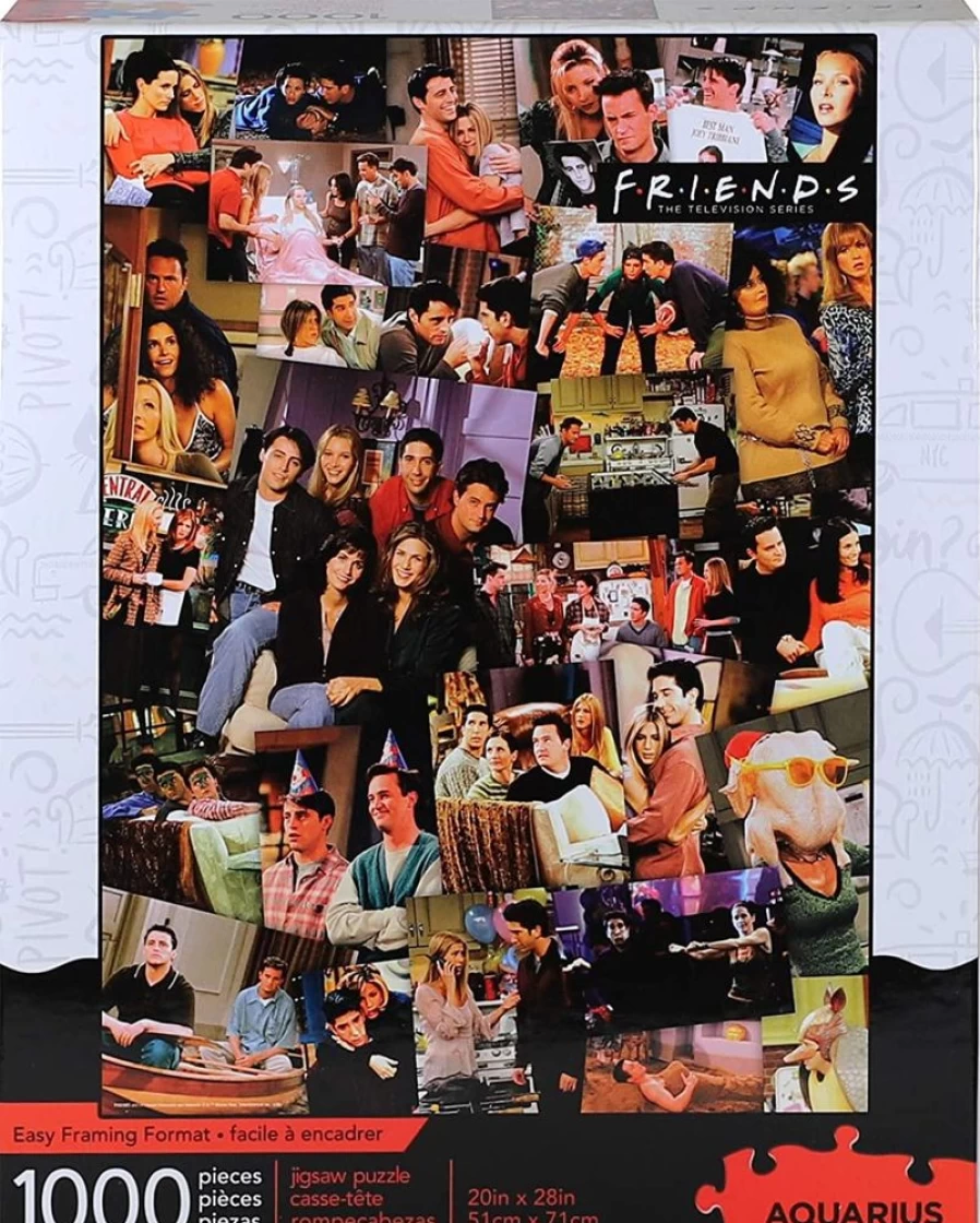 "Toynk Friends TV Show Collage 1000-Piece Jigsaw Puzzle for Adults – Challenging Collectible Gift"