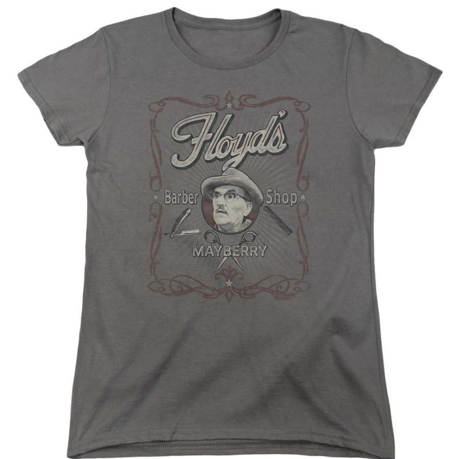 MeTV Custom Classics Andy Griffith Show Mayberry Floyds Unisex T-Shirt - Classic TV Merchandise