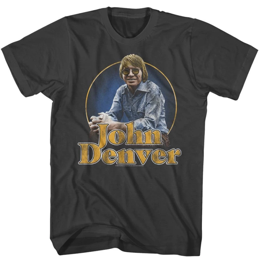 "MeTV Custom Brands John Denver Sitting Photo - Vintage Celebrity Poster Print"
