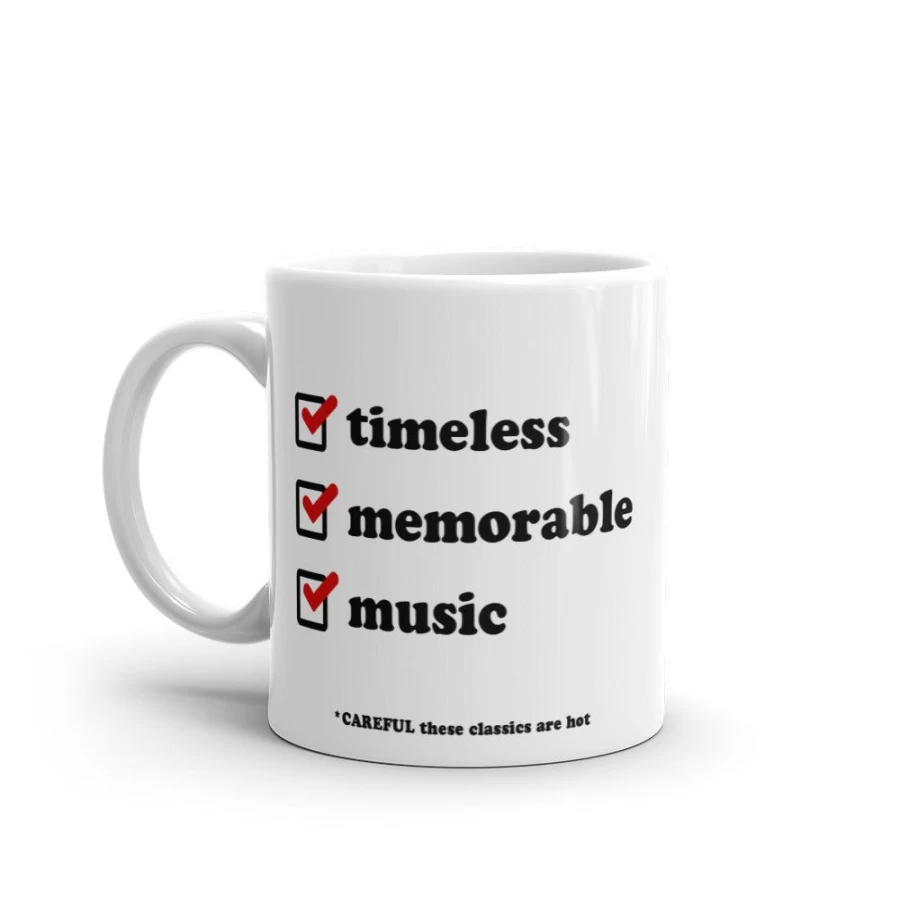 MeTV Custom Products Ceramic Mug - Premium Checklist Design Coffee Cup