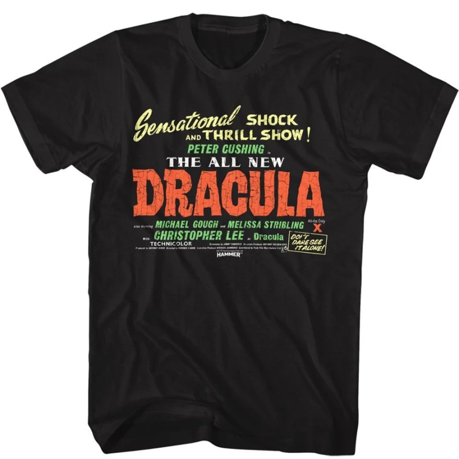 "MeTV Custom Brands Unisex Hammer Horror Dracula Shock & Thrill Collectible"