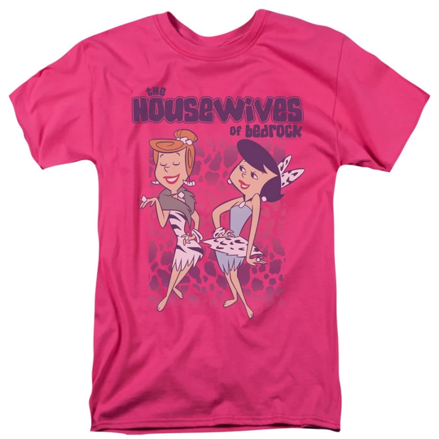 MeTV Custom Classics Flintstones Unisex T-Shirt - Vintage Cartoon Housewives Design