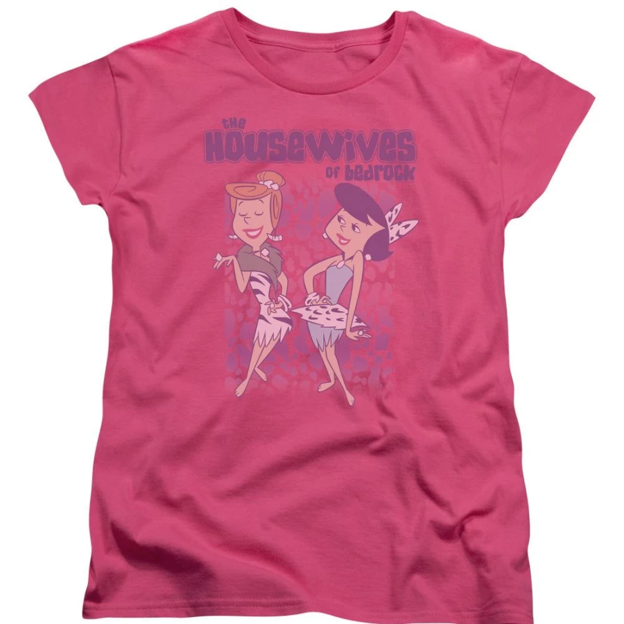 MeTV Custom Classics Flintstones Unisex T-Shirt - Vintage Cartoon Housewives Design
