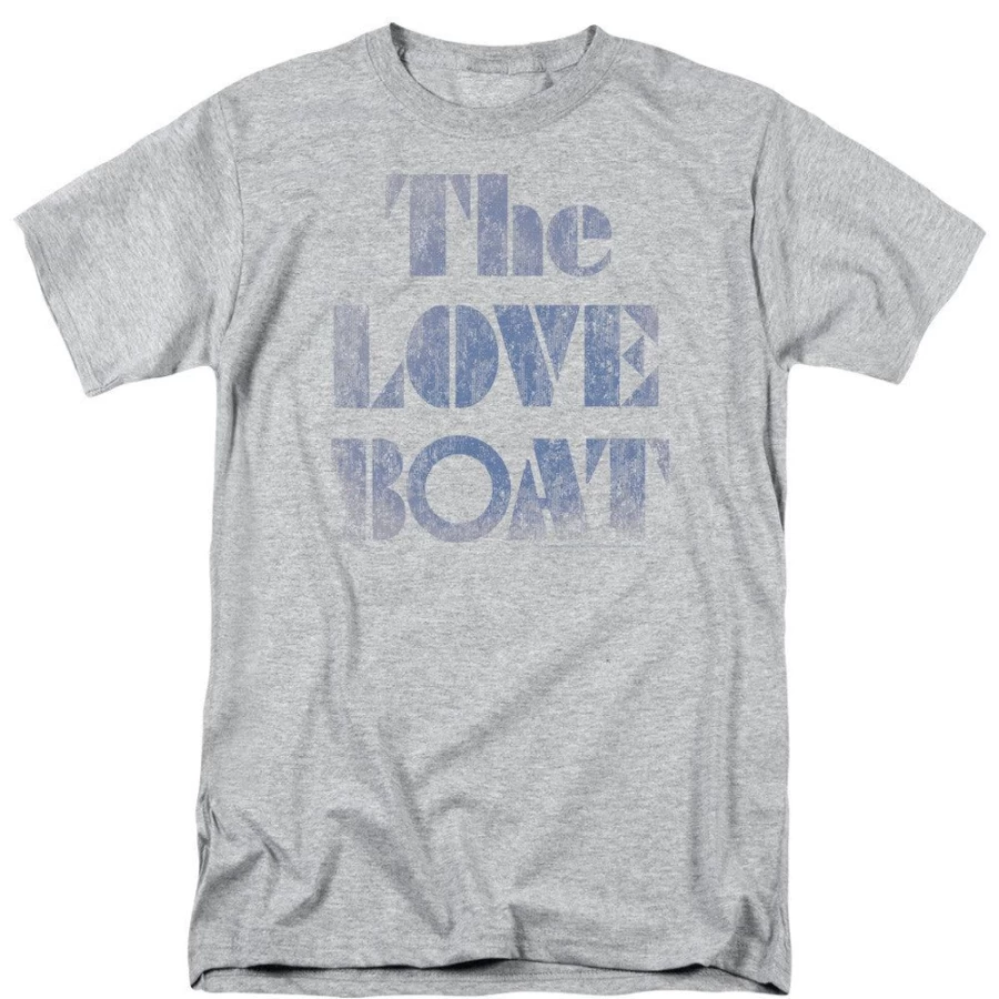 MeTV Custom Classics Unisex Love Boat Distressed Logo Vintage T-Shirt