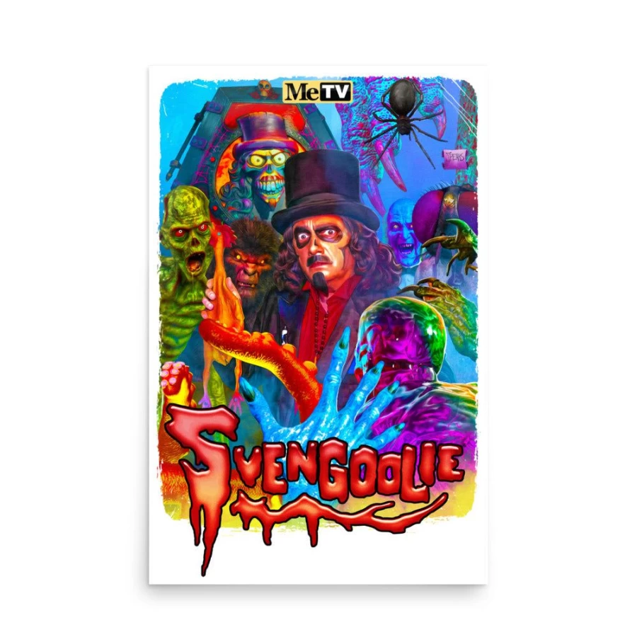 "Svengoolie Monster Mash-Up Poster by Mark Spears | MeTV Custom Products Collectible Art"