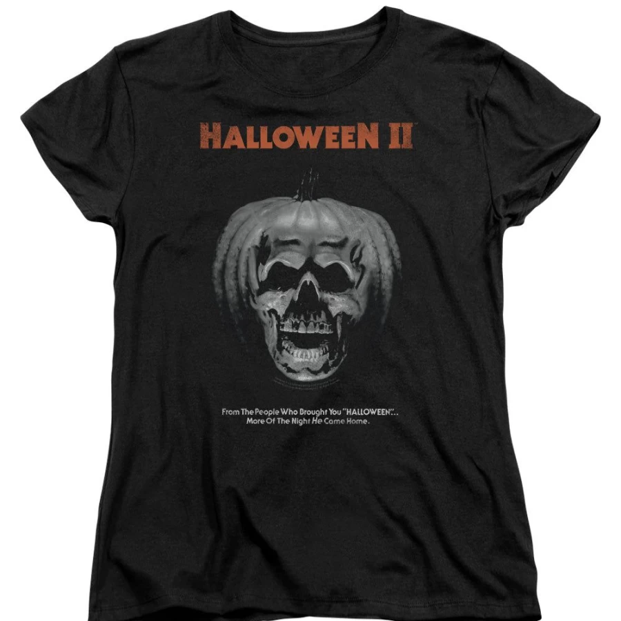 "MeTV Custom Classics Halloween II Pumpkin Poster - Vintage Horror Movie Decor"