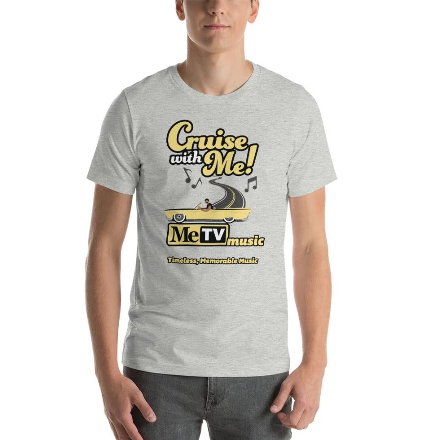 "MeTV Custom Products Cruise With Me Unisex T-Shirt | Comfortable & Stylish Tee"
