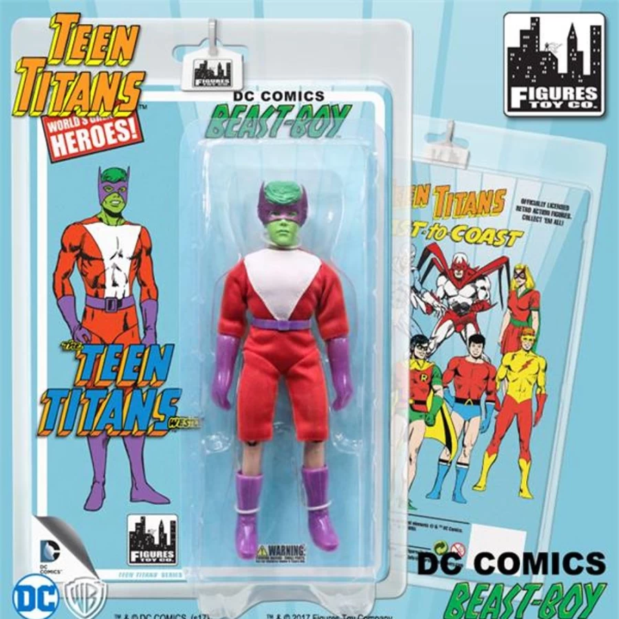 MeTV Figures Teen Titans Beast Boy 7-Inch Collectible Action Figure Series 2