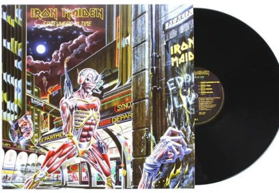 Iron Maiden - Somewhere In Time Vinyl Record LP - MeTV Entertainment