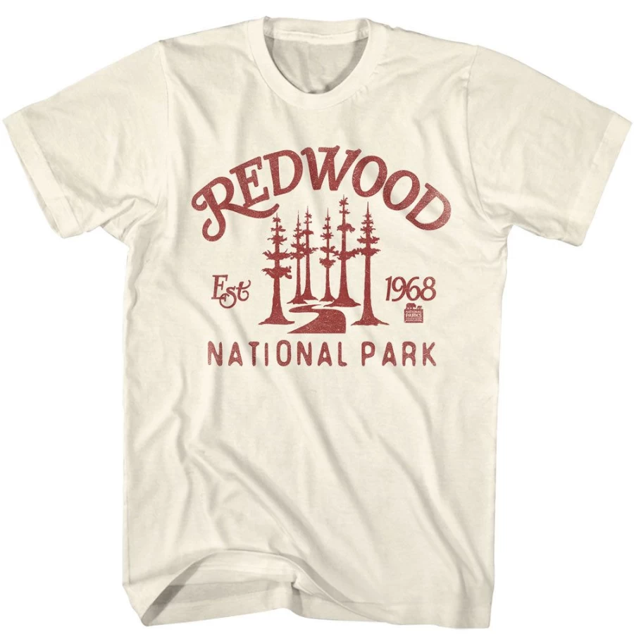 "MeTV Custom Brands Unisex National Parks Redwood Graphic T-Shirt"