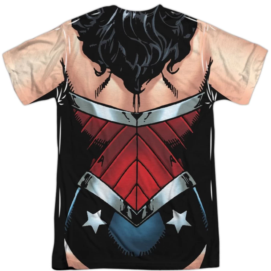 MeTV Custom Classics Unisex Justice League Wonder 52 T-Shirt (Front & Back Design)