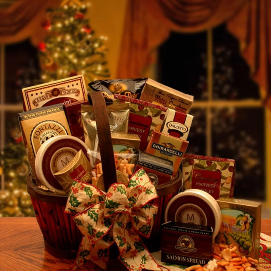 GBDS Holiday Butler Gourmet Gift Basket - Premium Food & Deluxe Treats Collection