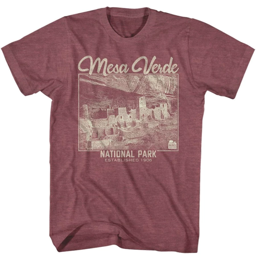 "MeTV Custom Brands Unisex National Parks Mesa Verde T-Shirt"