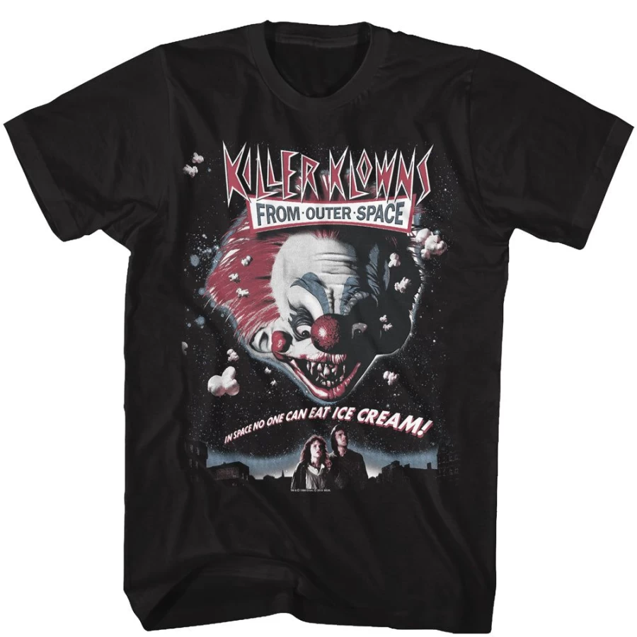 "Killer Klowns From Outer Space Movie Poster - Vintage Horror Film Art Print - MeTV Custom Brands Unisex Wall Decor"