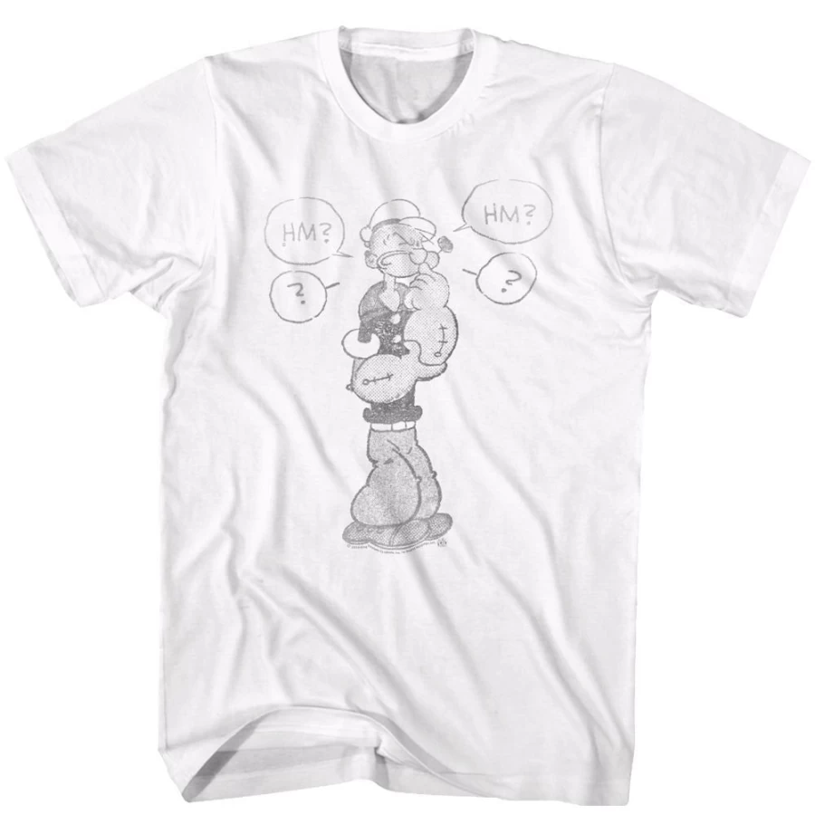 MeTV Custom Brands Popeye Comic-Inspired Graphic T-Shirt - Vintage Cartoon Design