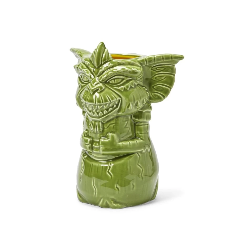 Toynk Gremlins Stripe Ceramic Tiki Mug - 23oz Novelty Drink Cup for Fans