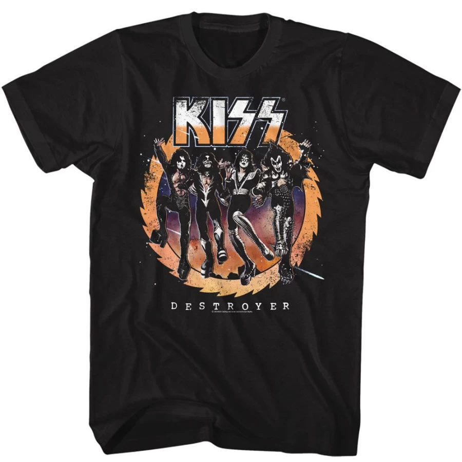 MeTV Custom Brands Kiss Destroyer - Vintage Band T-Shirt & Rock Merchandise