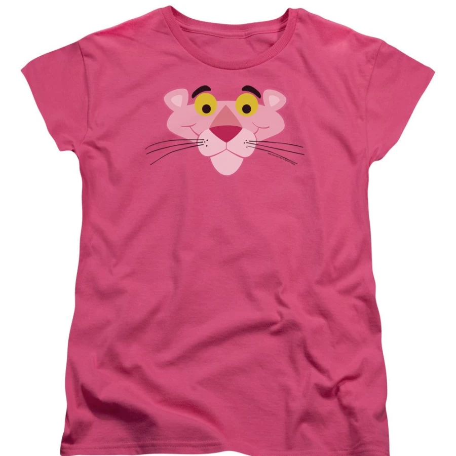 MeTV Custom Classics Pink Panther Face Collectible Figurine - Vintage Cartoon Character Decor