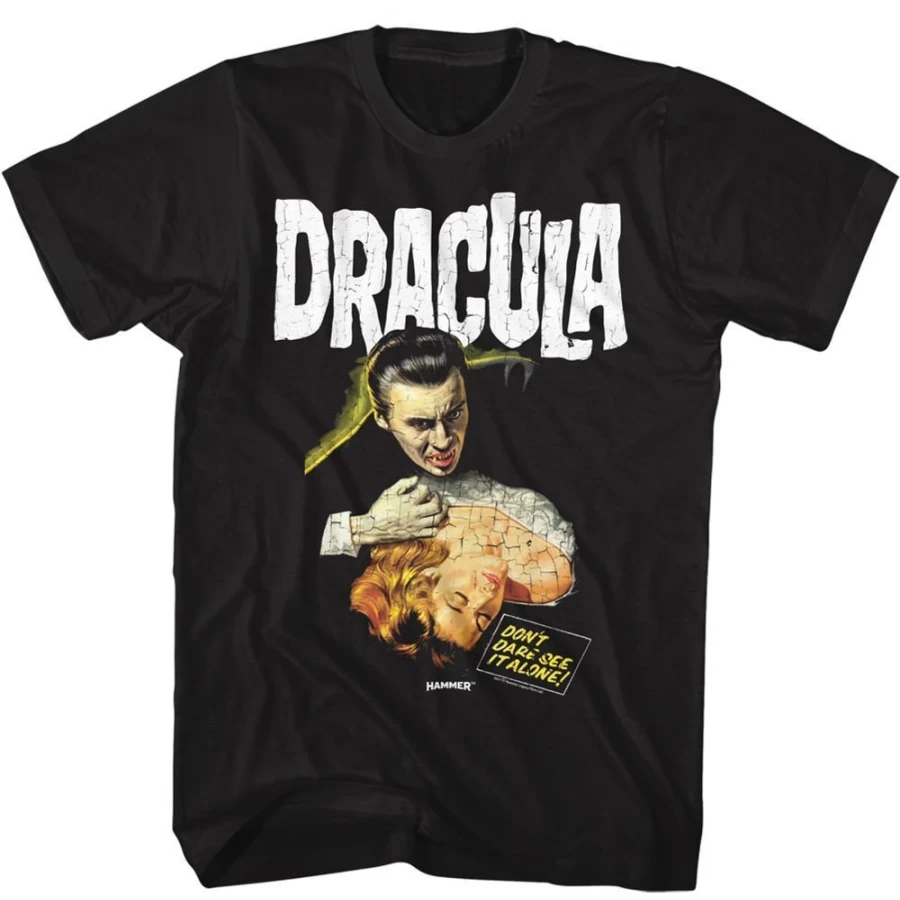 MeTV Custom Brands Unisex Hammer Horror Dracula & Lady Classic Horror T-Shirt