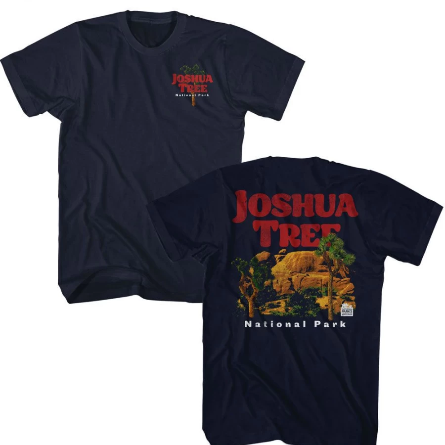 "MeTV Custom Brands Unisex Joshua Tree National Park Rocks Souvenir (Front & Back Design)"