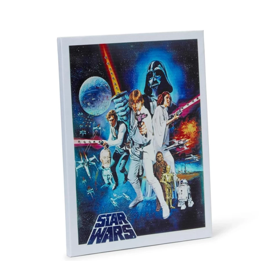 "Toynk Star Wars Episode IV: A New Hope 1977 Movie Poster 16x20 Inches Unframed Wall Art Canvas Print"