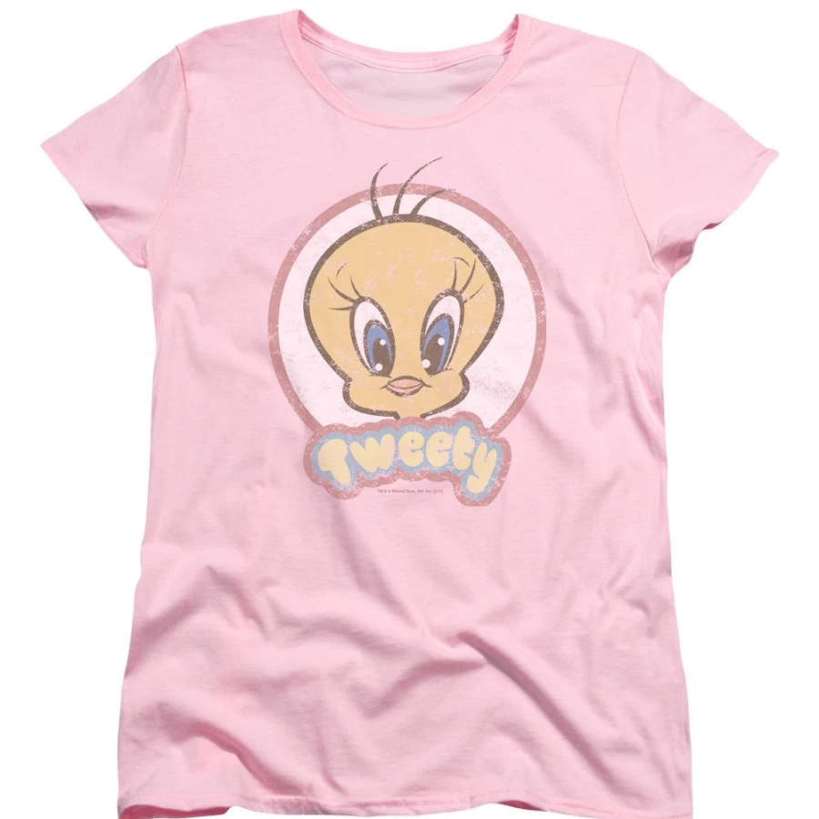 MeTV Custom Classics Vintage Tweety Bird Retro Cartoon T-Shirt - Classic Looney Tunes Collectible Apparel