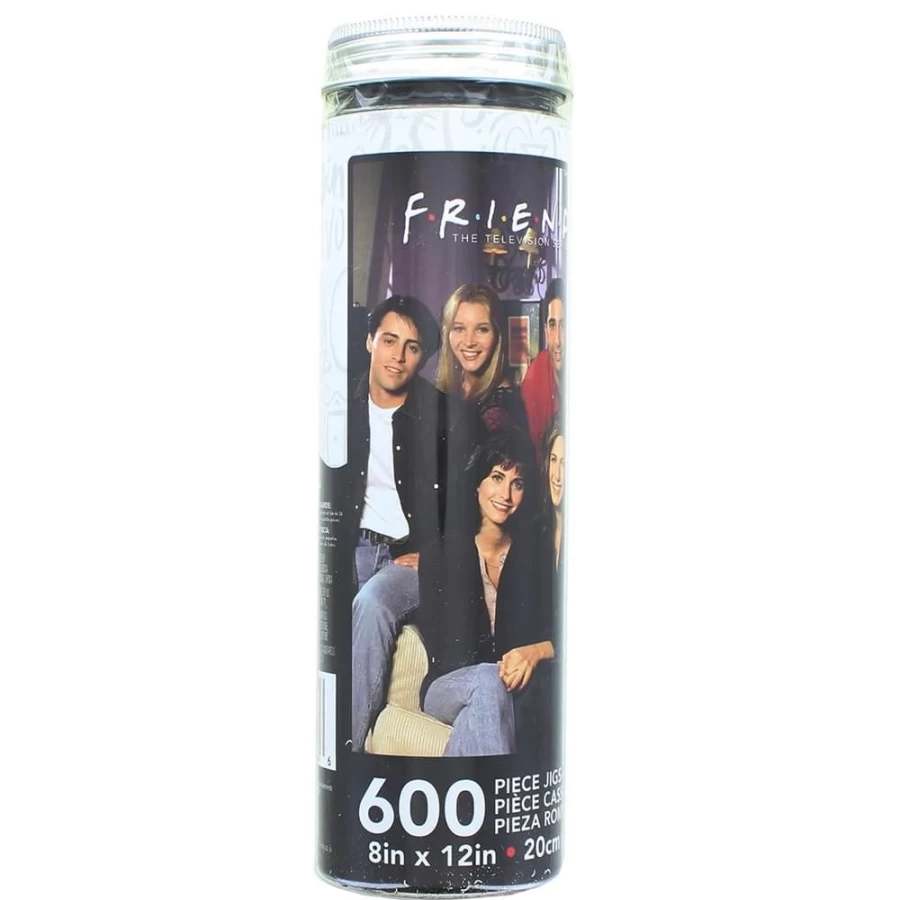 Toynk Friends TV Show 600-Piece Jigsaw Puzzle in Tube - Mega Micro Collectible Gift for Fans
